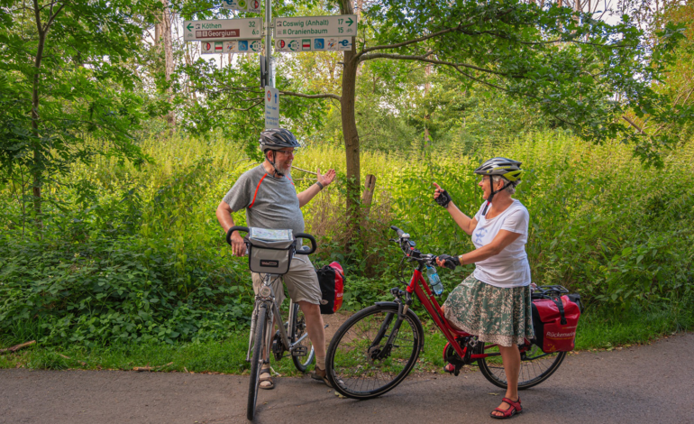 Radfahren im Gartenreich