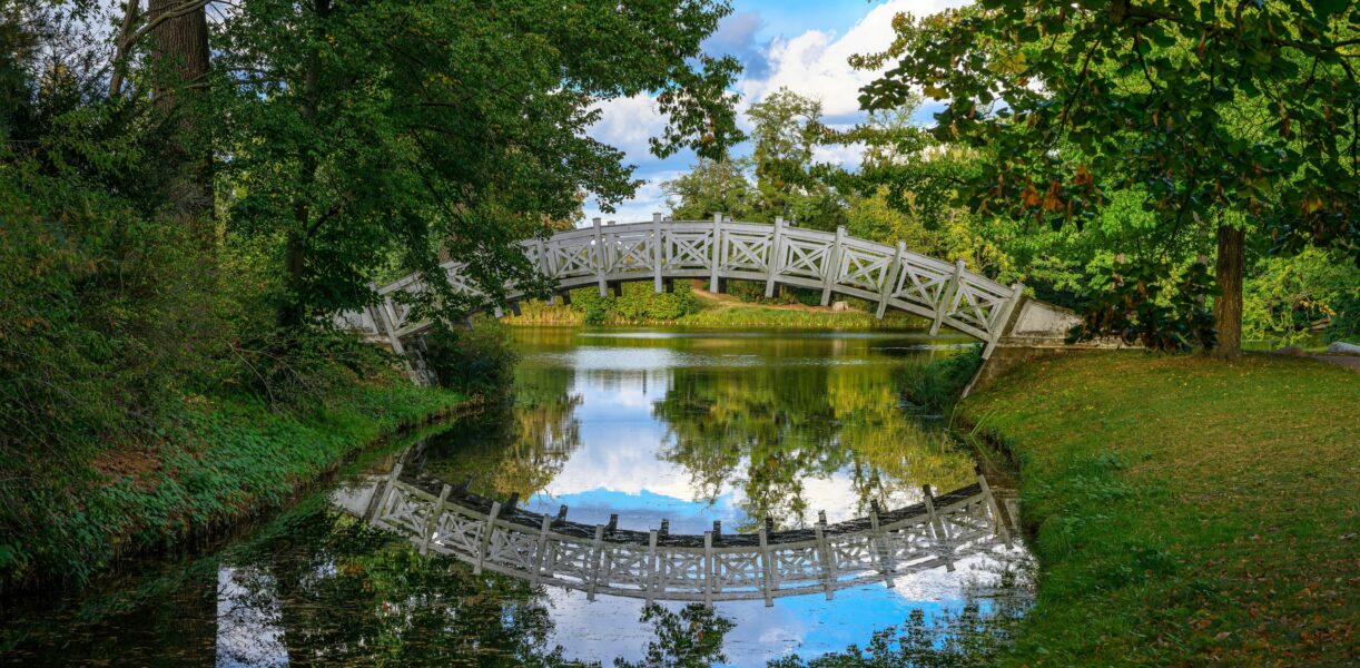 Wörlitzer Park, Weiße Brücke