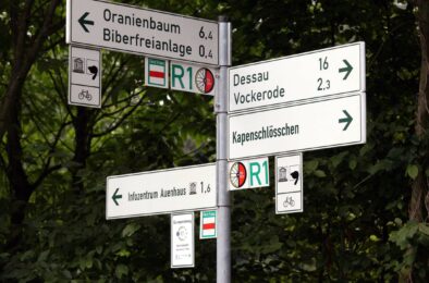 Gartenreich Dessau-Wörlitz, Wegweiser